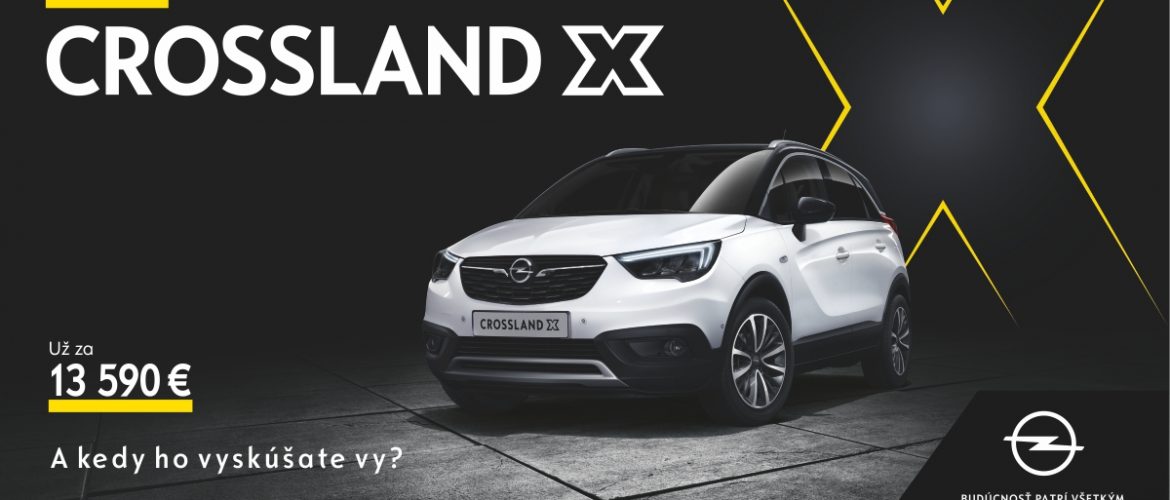 Nový Opel Crossland X
