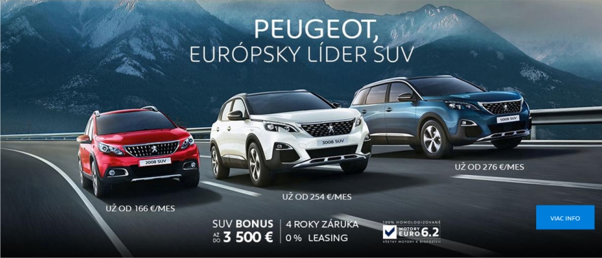 Peugeot, Európsky líder SUV