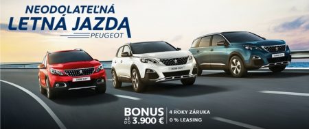 Neodolateľná letná jazda Peugeot