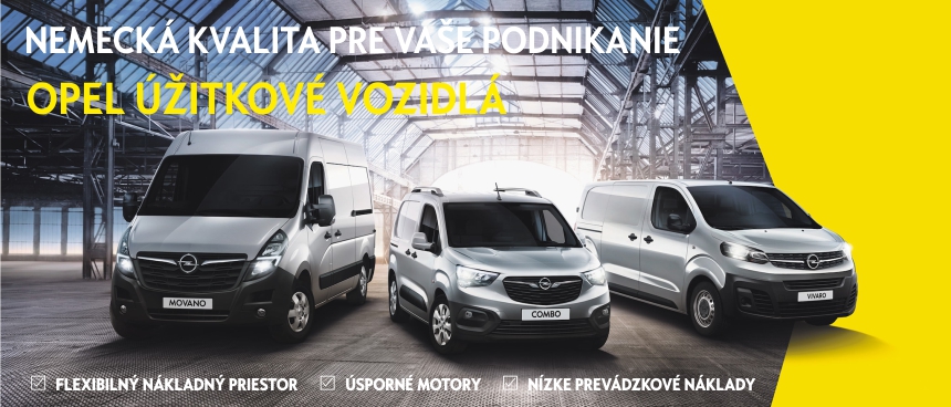 Opel úžitkové vozidlá