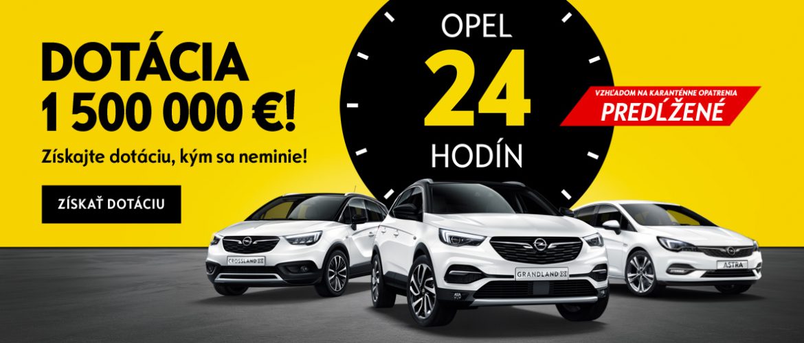 OPEL 24 Hodín – predlženie